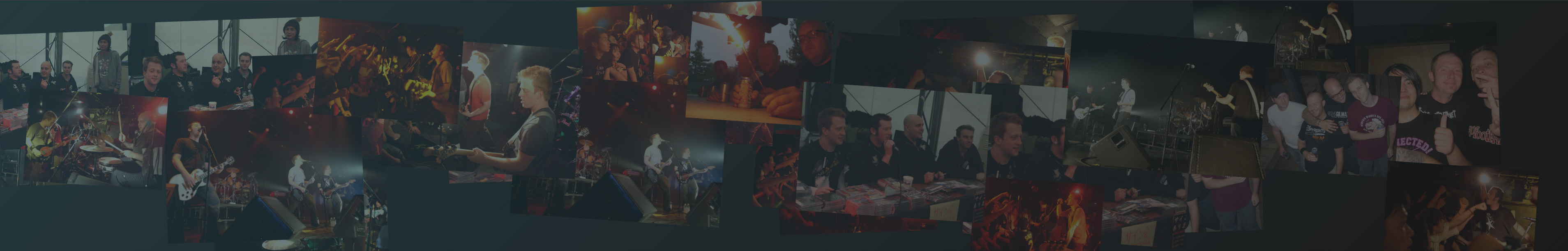 Collage of SecondShot live and backstage photos from tours in Japan and the US